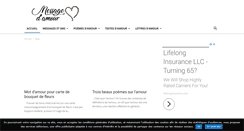 Desktop Screenshot of message-damour.com